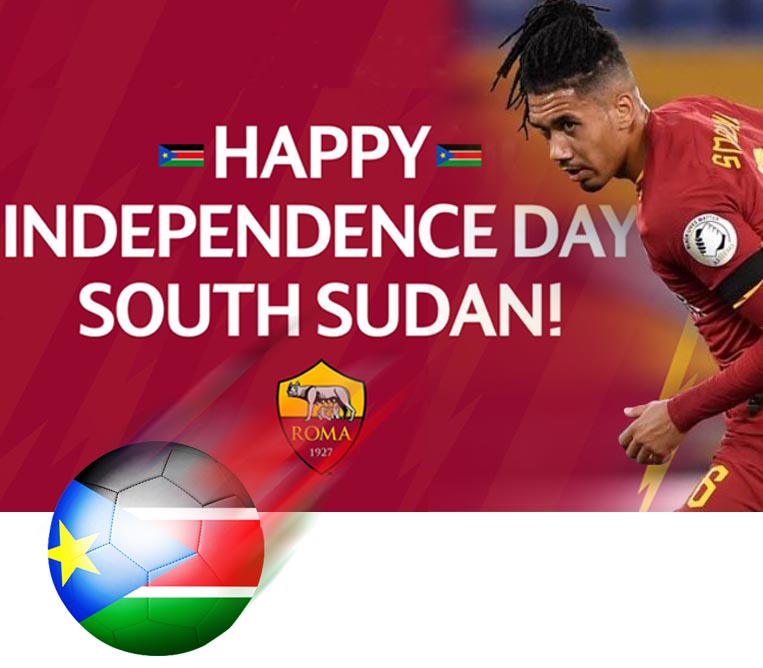 AS Roma honours South Sudan 9th Independence Anniversary