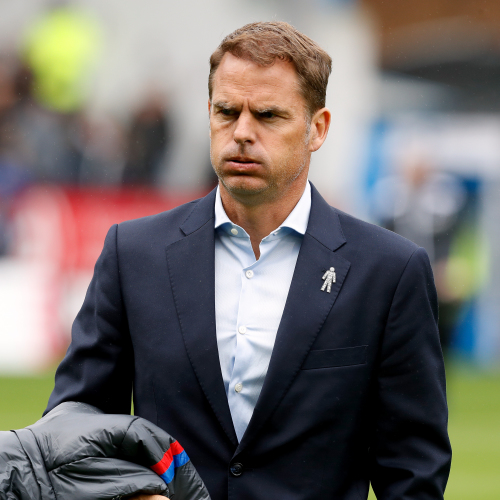 Crystal Palace manager Frank de Boer during the Premier League match at Turf Moor, Burnley.