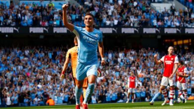 Annihilated: Man City pumps five goals past limping Arsenal
