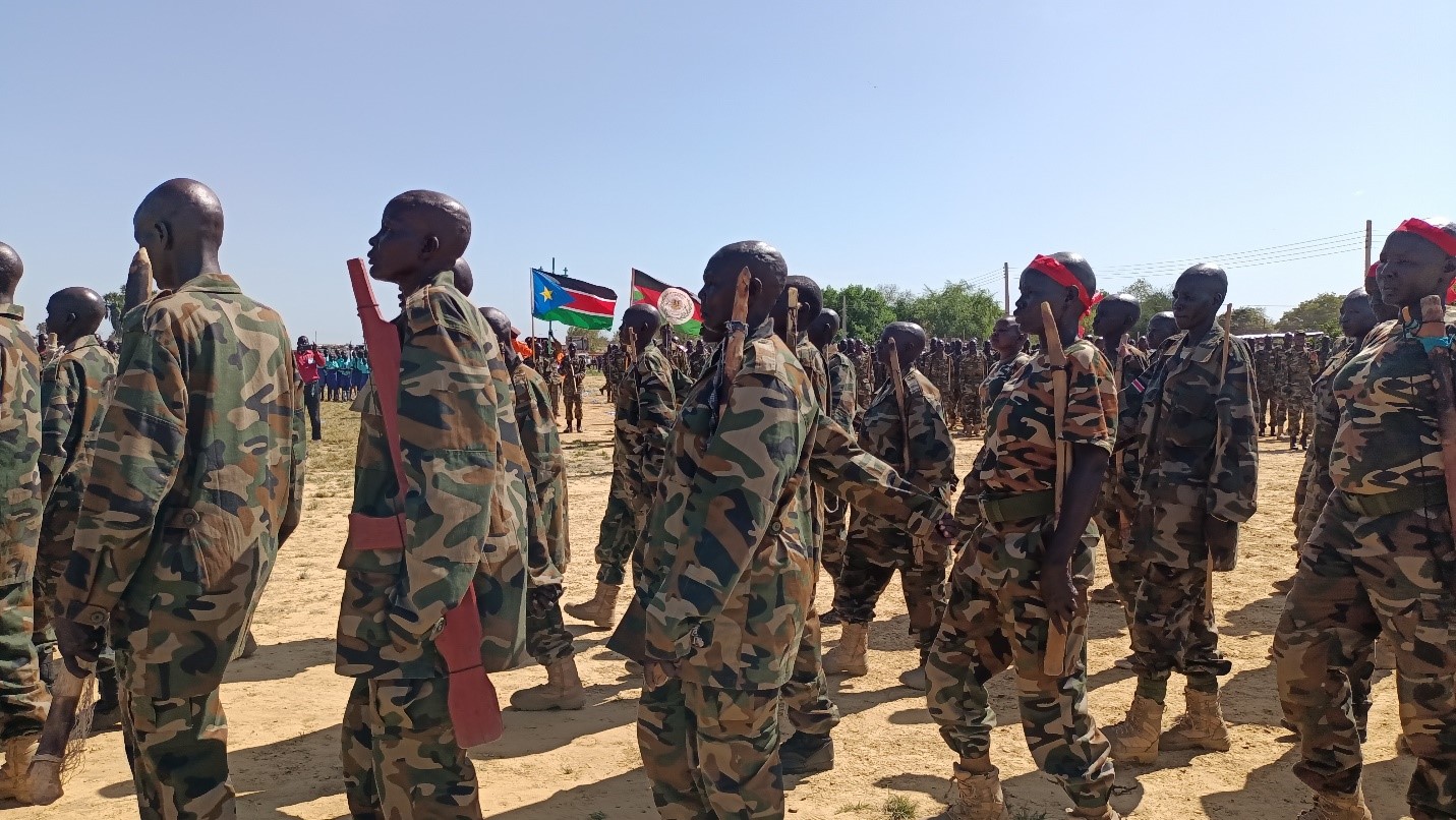 Close to 2,000 unified forces graduate in Jonglei
