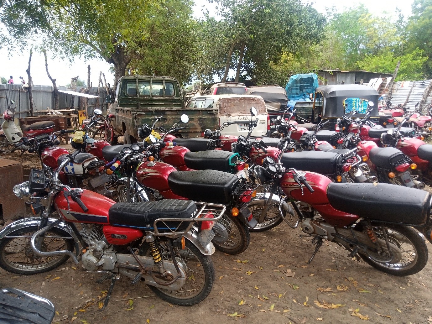 11 stolen motorcycles recovered in a police crackdown
