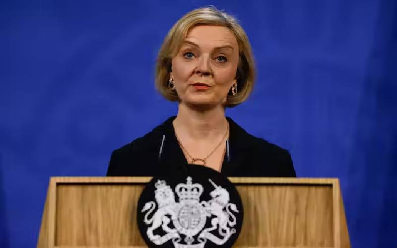 British Premier Liz Truss resigns 