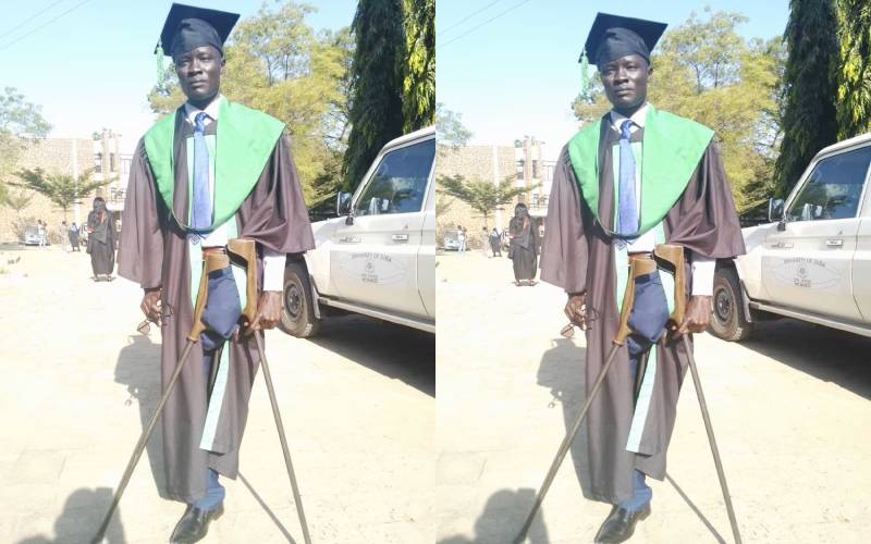 ​John Akoi: Amputee ex-child soldier earns Master’s Degree after protracted academic journey