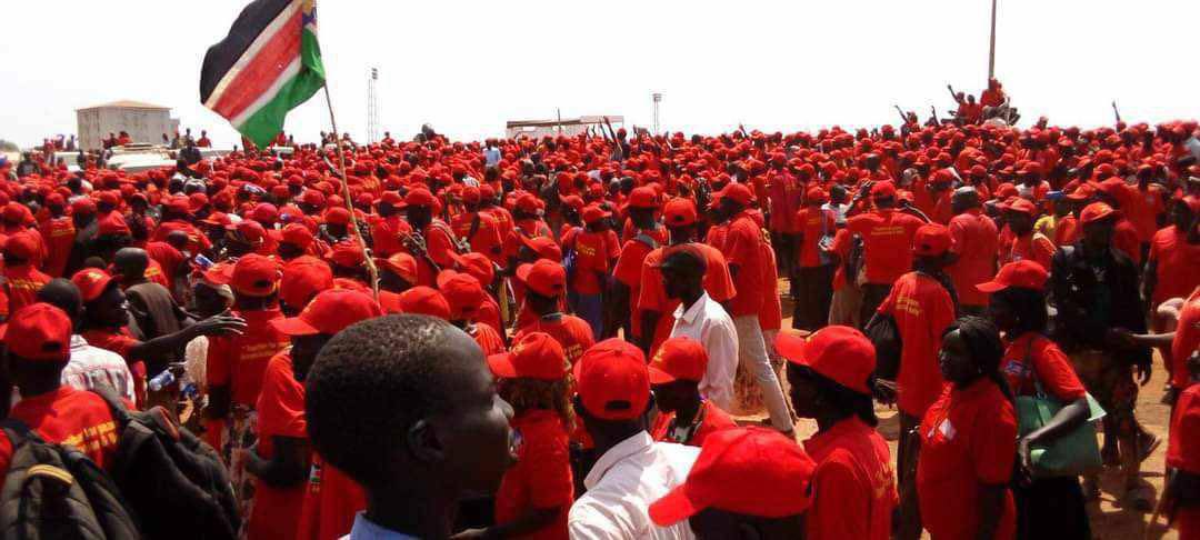 SPLM lovers paint Wau red ahead of Kiir’s arrival