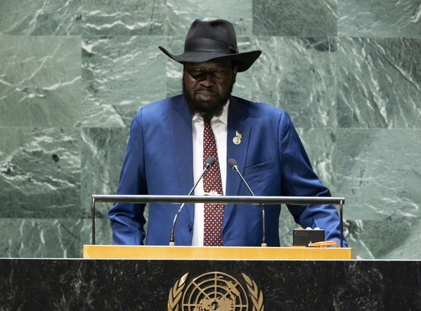 Kiir addresses UN, appeals for action on climate, peace deal