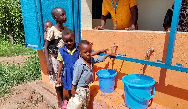 Yambio residents quench thirst after gov’t, partners launch water project