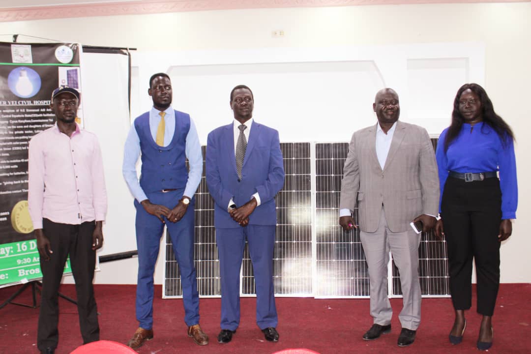 Union bails out Yei Civil Hospital with solar panels