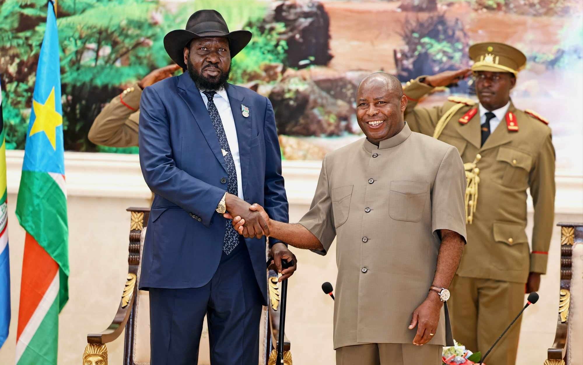 Kiir meets Ndayishimiye, agree on key points for EAC peace