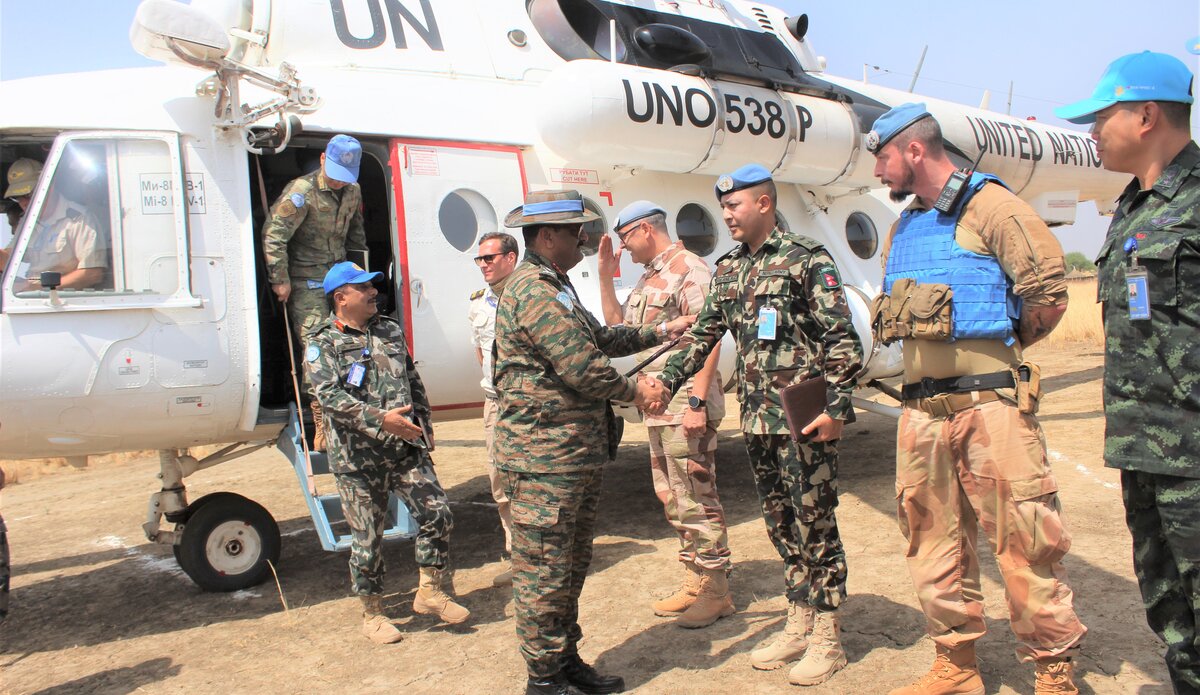 UNMISS force commander visits Maper as cross-border clashes continue